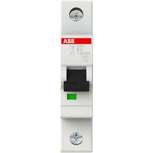 ABB Stotz S&J - Leitungsschutzschalter Sicherungsautomat S201-B6 6kA 6A B 1p