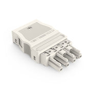 WAGO - Steckverbinder für steckbare Gebäudeinstallation Buchse 770-124 2x0,5-4mmq weiß − 25 Stück