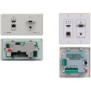 Kramer - Kommunikationstechnik-Adapter Wandanschlussfeld WP-20/EU(W)-80 EU-Größe,weiß
