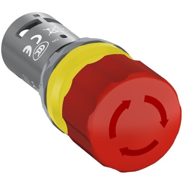 ABB Stotz S&J - NOT-AUS-Taster, Komplettgerät Not-Aus-Taster CE3T-10R-02 compact 30mm