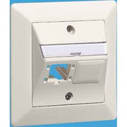 Reichle&De-Massari - Kommunikationsanschlussdose Kupfer UP-Global-Dose 310788 88x88, 2x1 Port − 1 Stück
