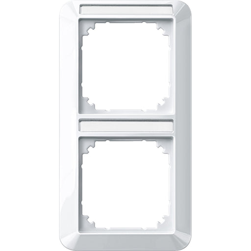 Merten - Abdeckrahmen Rahmen 2f.pws/gl 385219 Beschriftungsträger