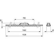 Philips Lighting - Geräteträger für Lichtbandsystem LED-Lichtträger 4MX850 #66170199 581LED40S/840PSDNBWH
