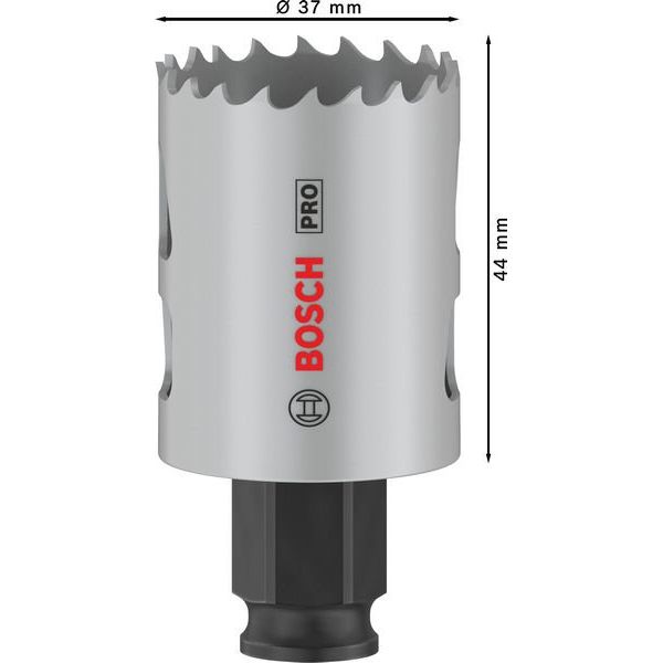 Bosch - Lochsäge PRO Multi Material PC Plus 2608594379 Lochsäge, 37 mm