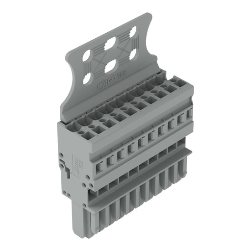 WAGO - Ein- und mehrpolige Klemmenleiste 1-Leiter-Federleiste 769-110/145-000 CAGECLAMP,4mm²,gr − 10 Stück