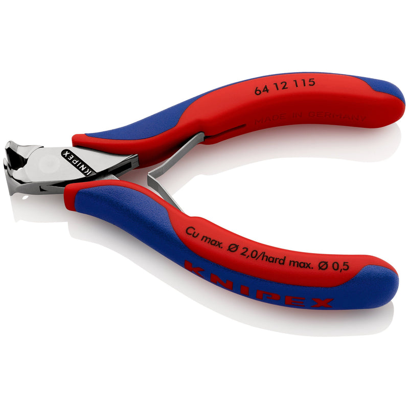 Knipex - Vornschneider Elektronik-Vornschneider 64 12 115 spiegelpoliert,115mm