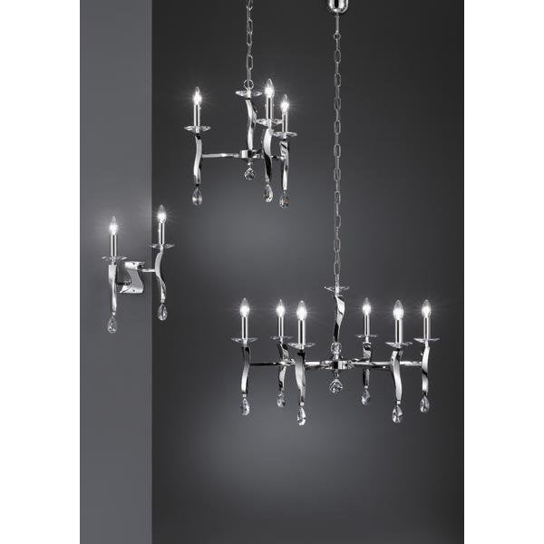 Brumberg Leuchten - Decken-/Wandleuchte Wandleuchte Girata 00809052 2Lp. E14/40W, chrom