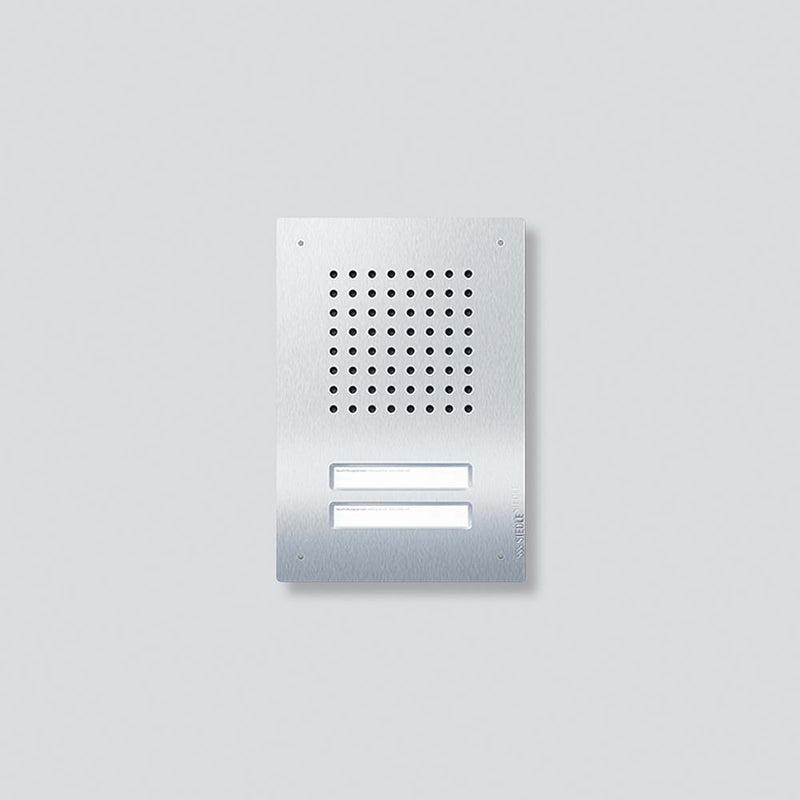 Siedle&Söhne - Türstation für Türkommunikation Audio-Türstation Classic F CL A 02 R-0 6+n, 2RT, eds geb