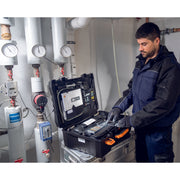 Testo - Differenzdruckmeßgerät Druck-Leckmengenmessgerät 0563 3240 70 Basis Set 324 Gas+Wa