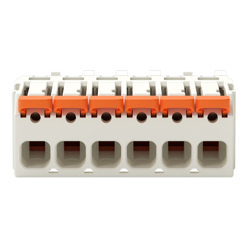 WAGO - Kabelsteckverbinder für Leiterplattensteckverbinder 1-Leiter-Federleiste,Hebel 2721-1106/326-000 PushinCAGECLAMP,lgr − 50 Stück