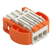 WAGO - Kabelsteckverbinder für Leiterplattensteckverbinder 1-Leiter-Federleiste,Hebel 2734-1103/038-000 PushinCAGECLAMP,lgr − 100 Stück