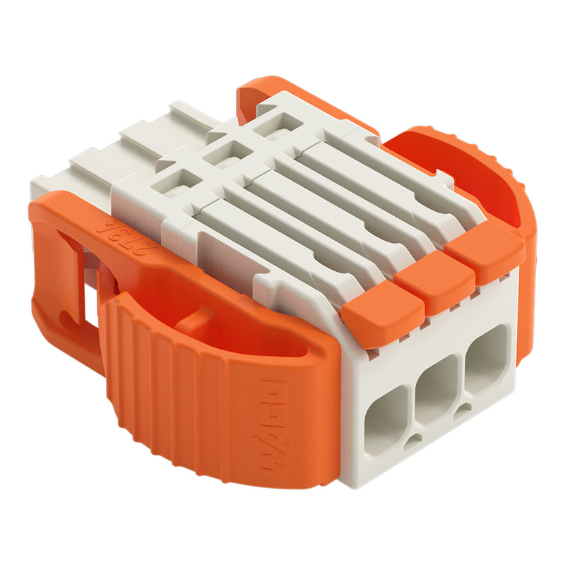 WAGO - Kabelsteckverbinder für Leiterplattensteckverbinder 1-Leiter-Federleiste,Hebel 2734-1103/038-000 PushinCAGECLAMP,lgr − 100 Stück