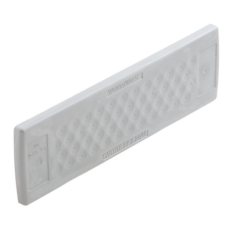 Weidmüller - Komponente für Verdrahtung, Kabeleinführung und -fixierung (Gehäuse/Schaltschr.) Kabeldurchführungsplatte CABTITE E#2743610000 Cabtite TPE − 10 Stück