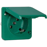 Peha - Schalter-/Steckdosenkombination SCHUKO-Steckdose gn D 6711.42 WI WE S 16A 250V 2-pol.45G