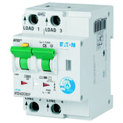 Eaton - Kombination FI-Schalter/Leitungsschutzschalter mit Zusatzeinrichtung Brandschutzschalter AFDD-6/2/C/003-F 2p, C6A, 30mA, TypF