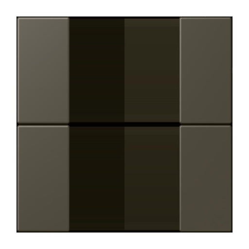 Jung - Abdeckung/Bedienelement für Installationsschalterprogramme Tastensatz 2fach LC 502 TSA 241 ombre naturelle 31