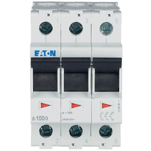 Eaton - Schalter für Reiheneinbau Hauptschalter IS-100/3 100A 3p