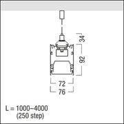 Zumtobel Group - Decken - /Wandleuchte Kanal für LED - Lichtlinie SLN2 - C MSP #42190586
