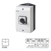 Eaton - Lastschalter Stern-Dreieck-Schalter T3 T3-4-3/I2 32A Aufbau rastend