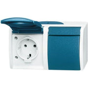 Busch-Jaeger - Steckdose Schuko-Steckdose 2f.gr/bgn 20/2 EW-53 waagerecht