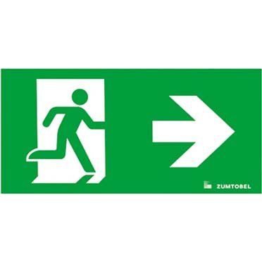 Zumtobel Group - Piktogramm für Not-/Hinweisleuchte Rettungszeichen ARTSIGN #22166894 C EW rechts