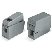 WAGO - Steckklemme Leuchtenklemme 224-101 1,0-2,5mmq grau − 100 Stück