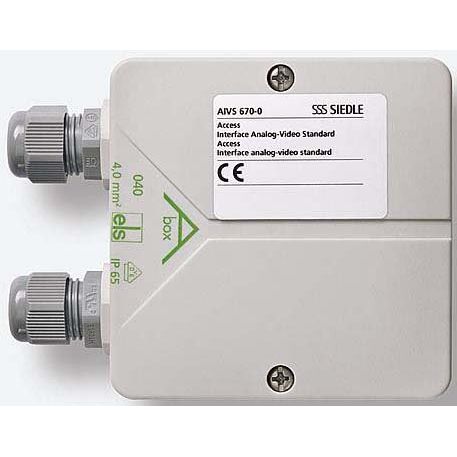 Siedle&Söhne - Zusatzgerät für Türkommunikation Interface Analog-Video Std AIVS 670-0 Access