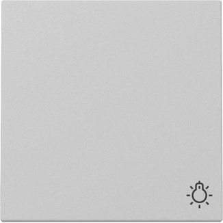 Gira - Abdeckung/Bedienelement für Installationsschalterprogramme Wippe Symb. Licht 3285015 Grau m