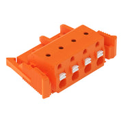 WAGO - Kabelsteckverbinder für Leiterplattensteckverbinder 1-Leiter-Federleiste 2231-704/037-000 Push-inCAGECLAMP,or − 50 Stück