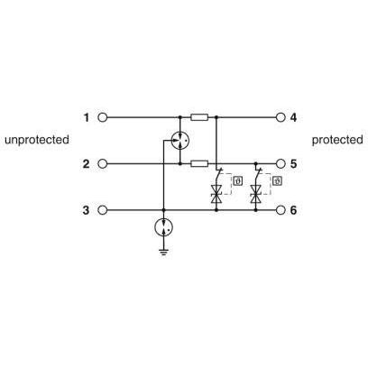 Phoenix Contact - Überspannungsableiter für Informations-/MSR-Technik Überspannungsschutzgerät 2908206