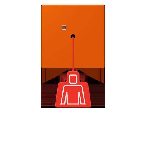 Jung - Behindertenelement für Installationsschalterprogramme Notrufsystem Zugtaster NRS LC 0834 ZT 260 orange vif
