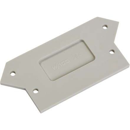 Chemelex - Zubehör/Ersatzteile für Installationsschalterprogramme Klemmplatte für Klemmen HWA-WAGO-ENDPLATE HWA-WAGO, Ersatzteil