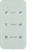 Berker - Bussystem-Tastsensor Touch-Sensor 3fach 75143160 Glas polarweiß