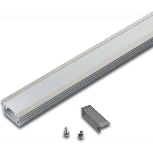 Hera - Mechanisches Zubehör/Ersatzteile für Leuchten Stirndeckel 61500031011 (VE2) 24mm Einfräsprofil