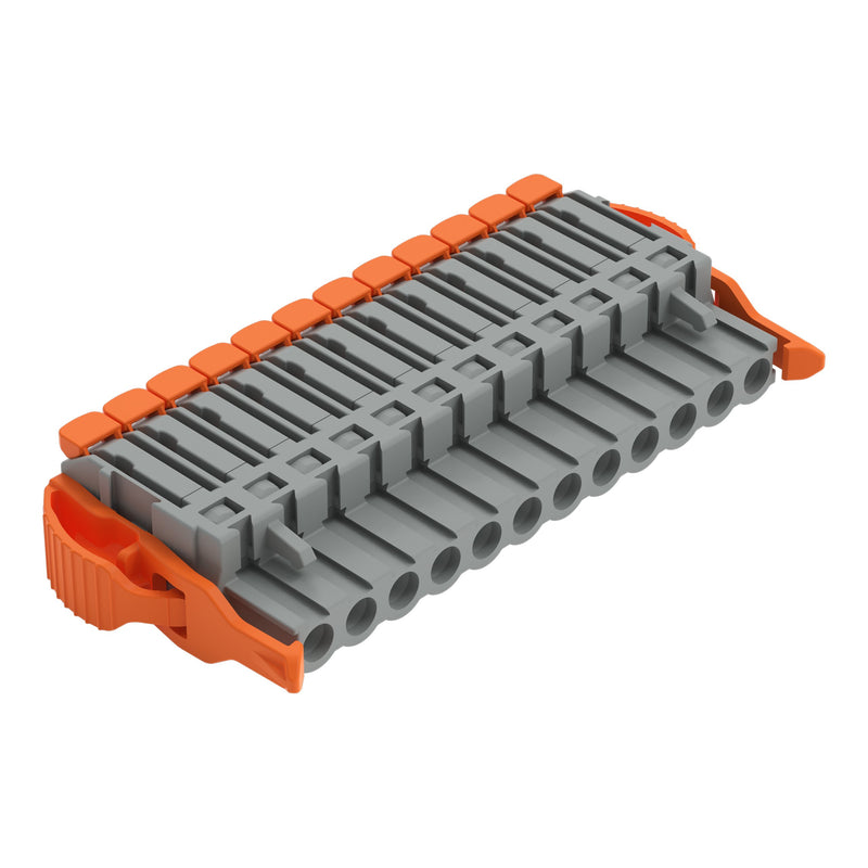 WAGO - Kabelsteckverbinder für Leiterplattensteckverbinder 1-Leiter-Federleiste 2231-1112/038-000 Push-in CAGECLAMP,gr − 25 Stück