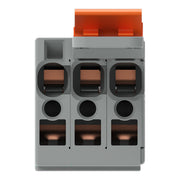 WAGO - Ein- und mehrpolige Klemmenleiste 1-Leiter-Federleiste 769-103/142-000 CAGECLAMP,4mm²,gr − 25 Stück