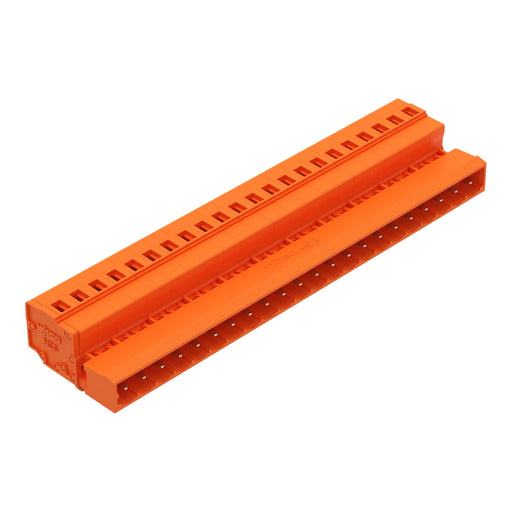 WAGO - Kabelsteckverbinder für Leiterplattensteckverbinder 1-Leiter-Stiftleiste 231-652/018-000 CAGECLAMP,2,5mm²,or − 10 Stück