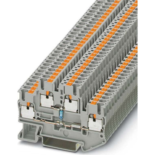 Phoenix Contact - Durchgangs-Reihenklemme Durchgangsklemme PTTB 2,5-R499/O-U 0,14-4qmm, grau − 50 Stück