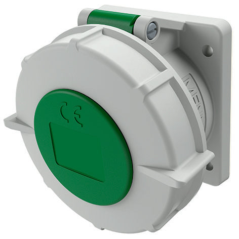 Mennekes - CEE-Anbausteckdose (IEC 60309) Anbaudose TwinCONTACT 1816 32A4p10h>50-500V − 1 Stück