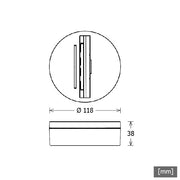 LTS Licht&Leuchten - Elektrisches Zubehör/Ersatzteile für Leuchten 3-Phasen Anbauadapter ST-A MONO/9000-BP-D schwarz