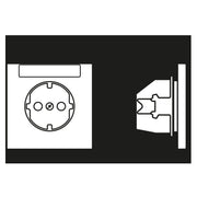 Jung - Steckdose SCHUKO-Steckdose 16A 250V LS 1520 INA WW m.Berührungsschutz