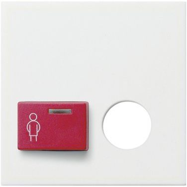 Gira - Zentralelement Klinikinstallation Abdeckung f. Ruftaster 023227 St. rw mt