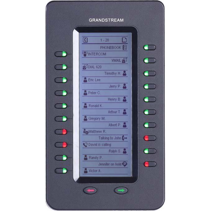 Grandstream - Zubehör/Ersatzteile für schnurgebundenes Telefon Tastenerweiterung GXP2200EXT LCD