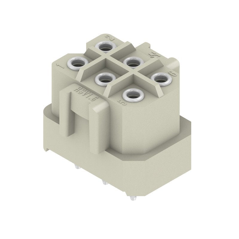 Weidmüller - Leiterplattensteckverbinder Verbinder 5.00mm RSV1,6 LB6 GR 3,2 SN − 50 Stück