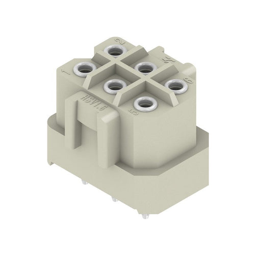Weidmüller - Leiterplattensteckverbinder Verbinder 5.00mm RSV1,6 LB6 GR 3,2 SN − 50 Stück