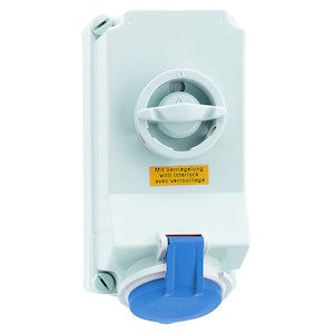 Bals Elektrotech - CEE-Steckdose abschaltbar, abgesichert (IEC 60309) CEE-Steckdose 16445 16A,7p,230V,9H,IP44