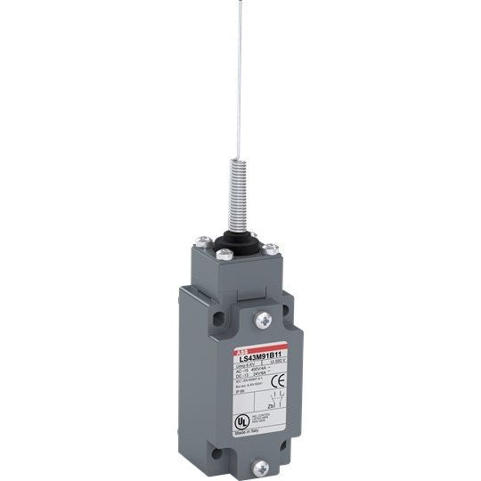 ABB Stotz S&J - Einzelpositionsschalter Standard-Positionsschalter LS43M91B11 Metall-Gehäuse IP66