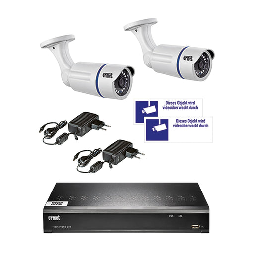 Grothe - Videoüberwachungssystem AHD-CCTV Set N SET 1093/KN8 8CH