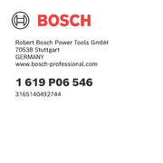 Bosch - Systemzubehör für Schleifen/Polieren (Akku/elektrisch/Druckluft) Schutzhaube ohne Deckblech 1619P06546 zum Schleifen 100 mm