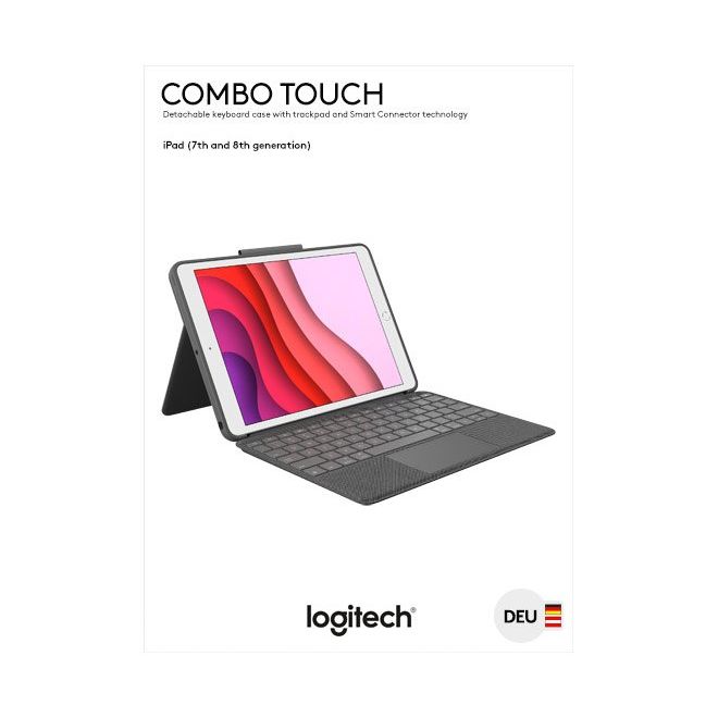 Logitech - Tastatur Tastatur ComboTouch f.iPad 7/8,10.2Zoll